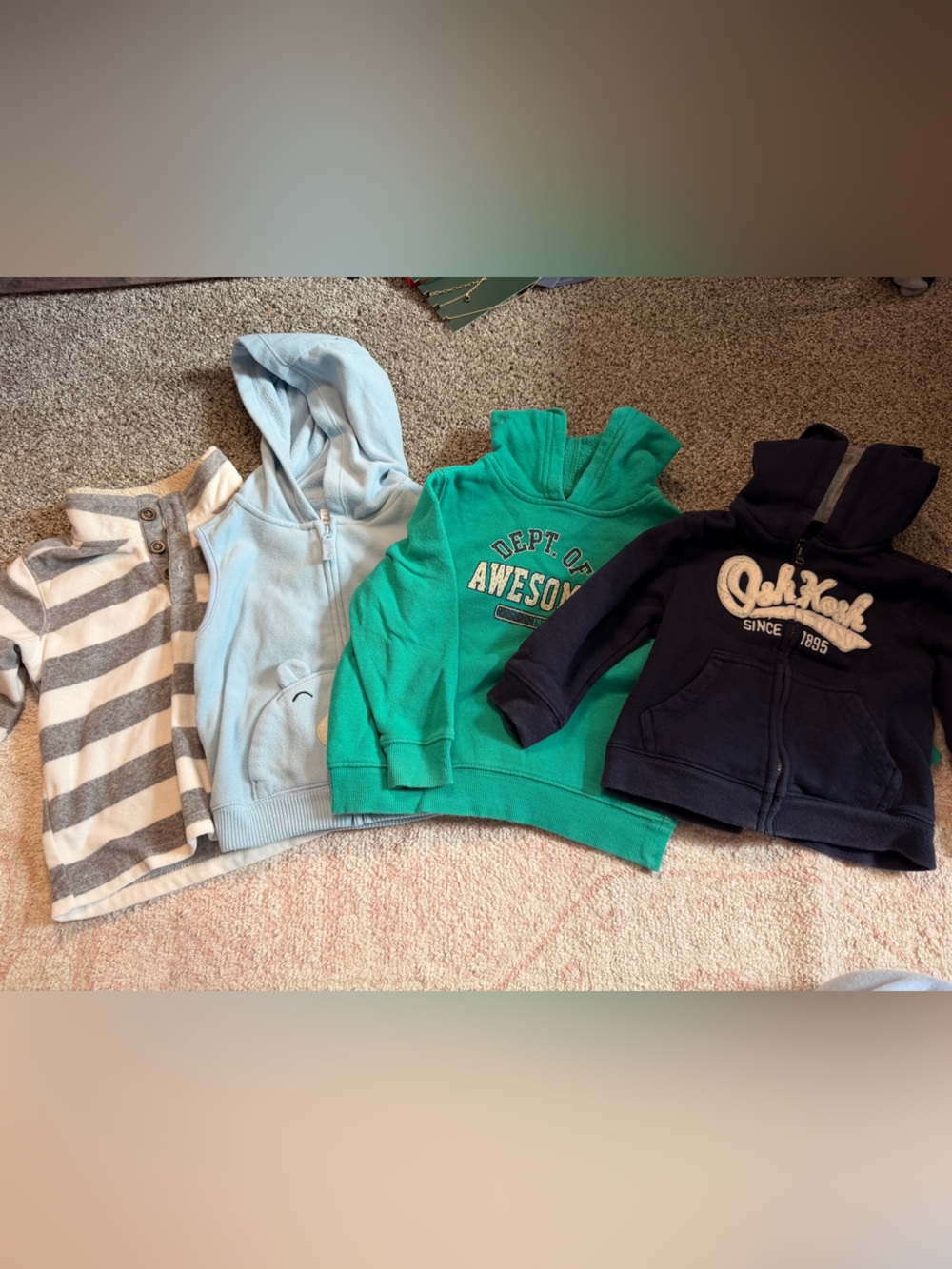24 Months Outerwear Bundle Hoodies Vest